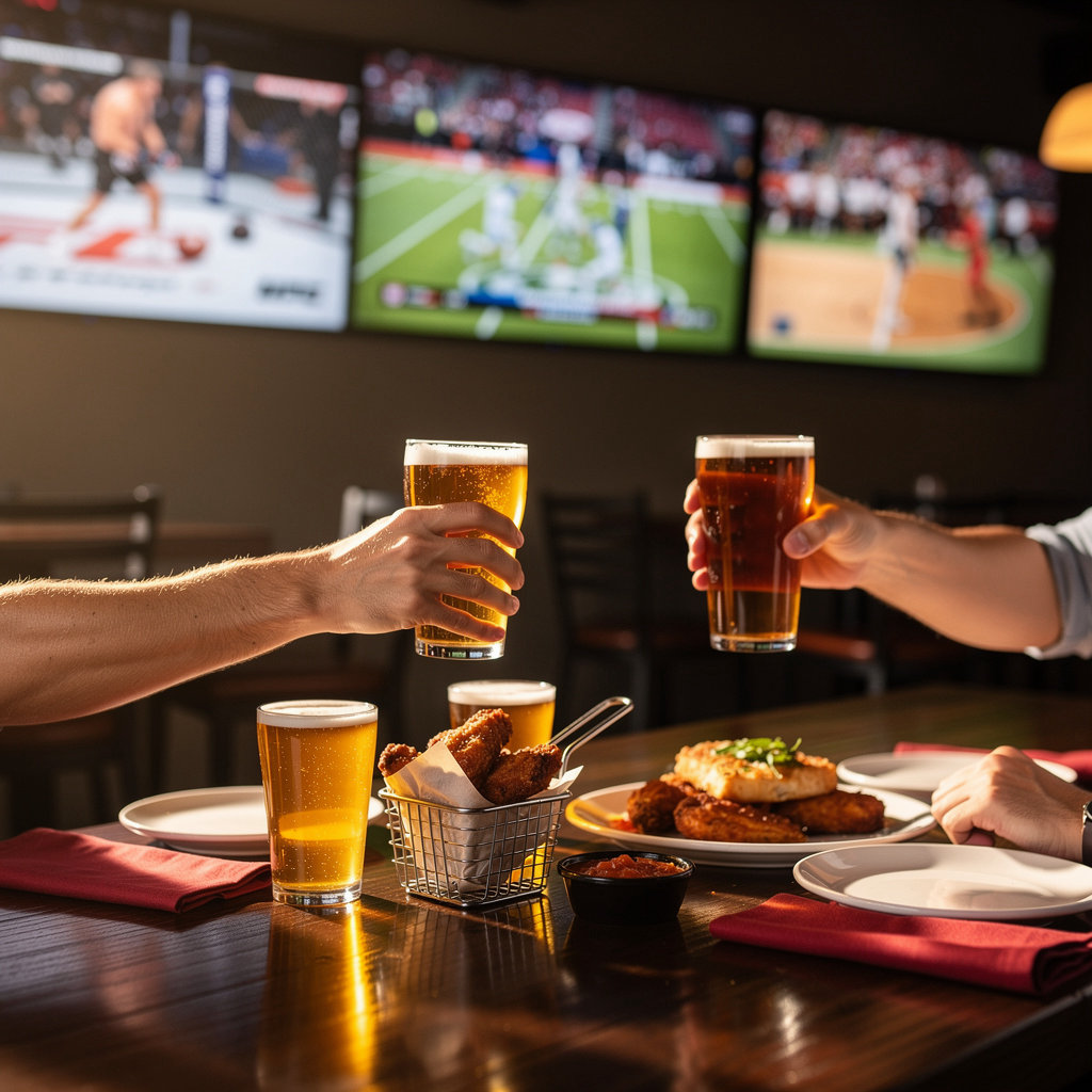 Mike's Bar and Grill sports bar atmosphere with large screens and welcoming seating in North Park, San Diego