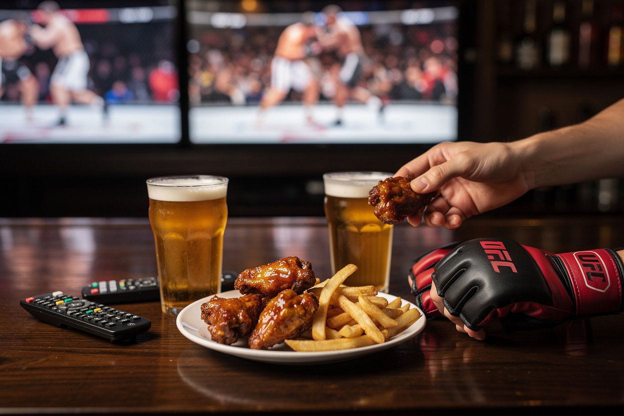 Mike's Bar and Grill UFC fight night viewing with large screens and energetic crowd in North Park, San Diego